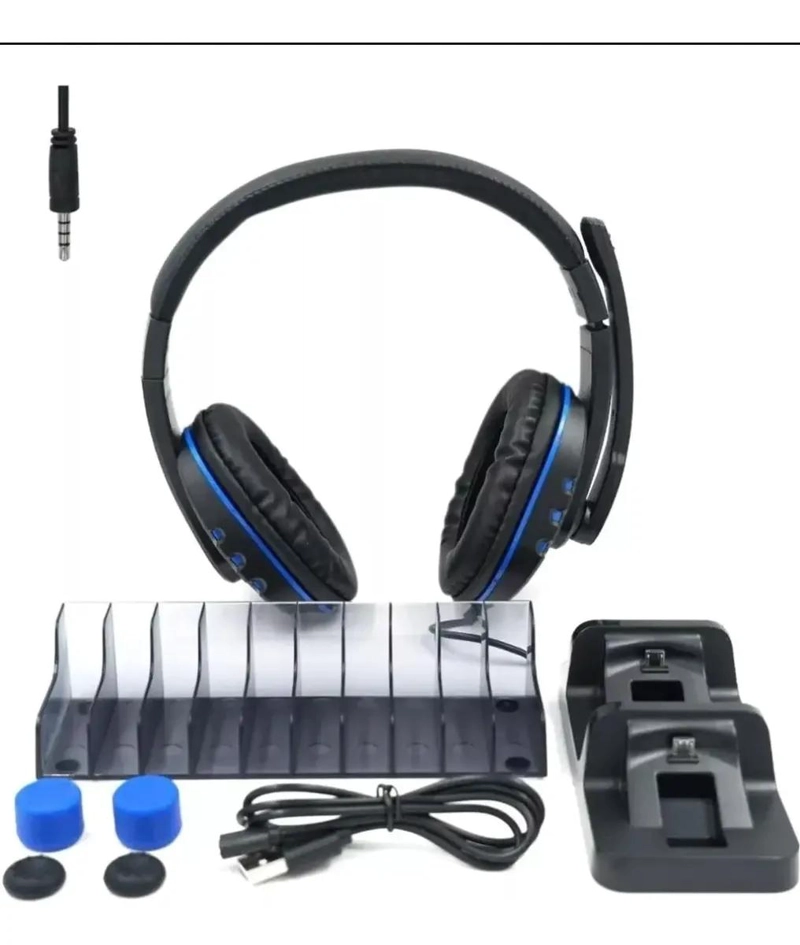 AUDIFONOS GAMER 5 EN 1 COMPATIBLES CON PS4 - 5
