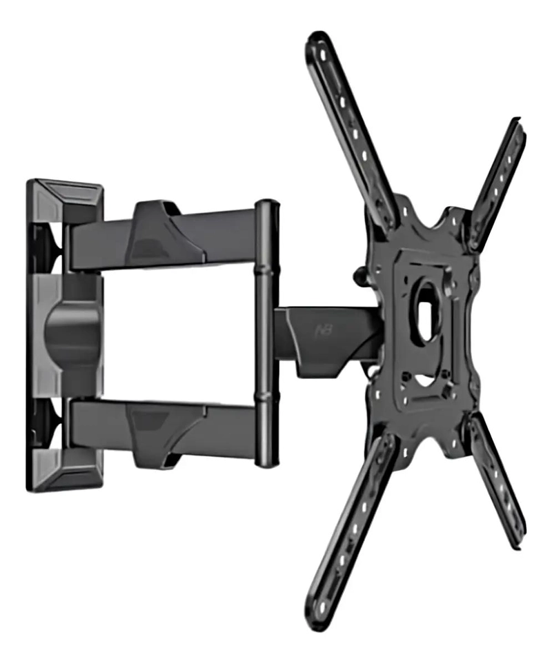 SOPORTE DE PARED PARA MONITOR NEGRO AJUSTABLE - 4