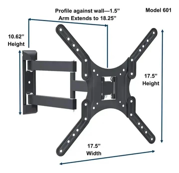 SOPORTE DE BRAZO PARA TV 15-58 PULGADAS ACERO 50KG - 3