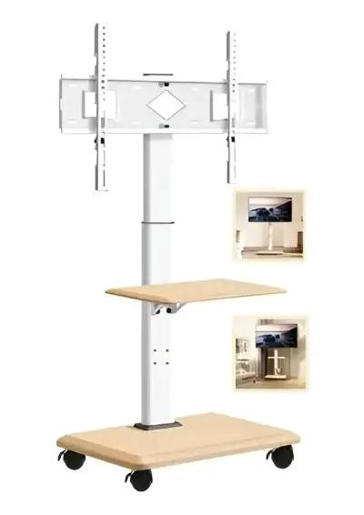 RACK MOVIL PARA TV DE 37 A 75 PULGADAS - 1