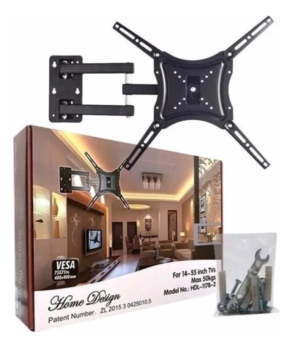 GENÉRICO SOPORTE DE PARED ARTICULADO PARA TV MODELO HDL-117B-2