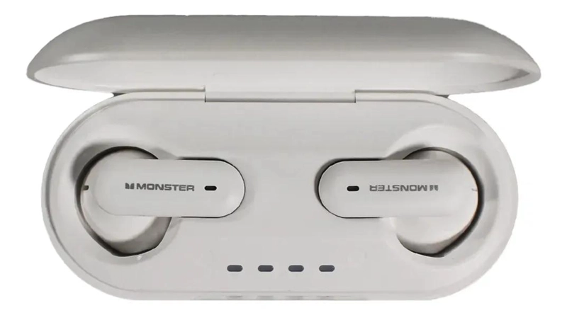 AUDIFONO BLUETOOTH V5.4 USO CONTINUO 4 HORAS BLANCO - 1