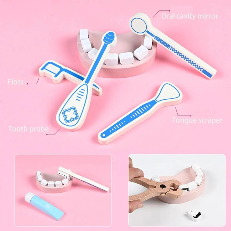 KIT ME DICO DENTISTA DE MADERA PARA NIÑOS - 2