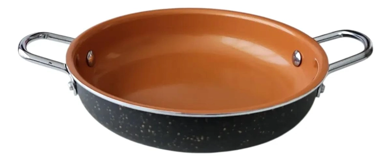 PAILA DE CERAMICA 16 CM COLOR COBRE - 3