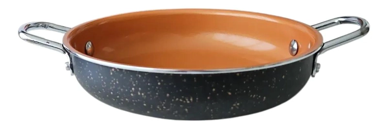 PAILA DE CERAMICA 16 CM COLOR COBRE - 4
