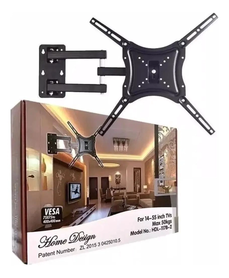 SOPORTE PARA TV DE 14 A 55 PULGADAS CON BRAZO ARTICULADO - 4