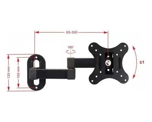 SOPORTE DE PARED PARA TELEVISOR 14 A 27 PULGADAS - 4