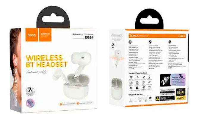 AUDIFONOS BLUETOOTH IN EAR BLANCO CON ESTUCHE - 2