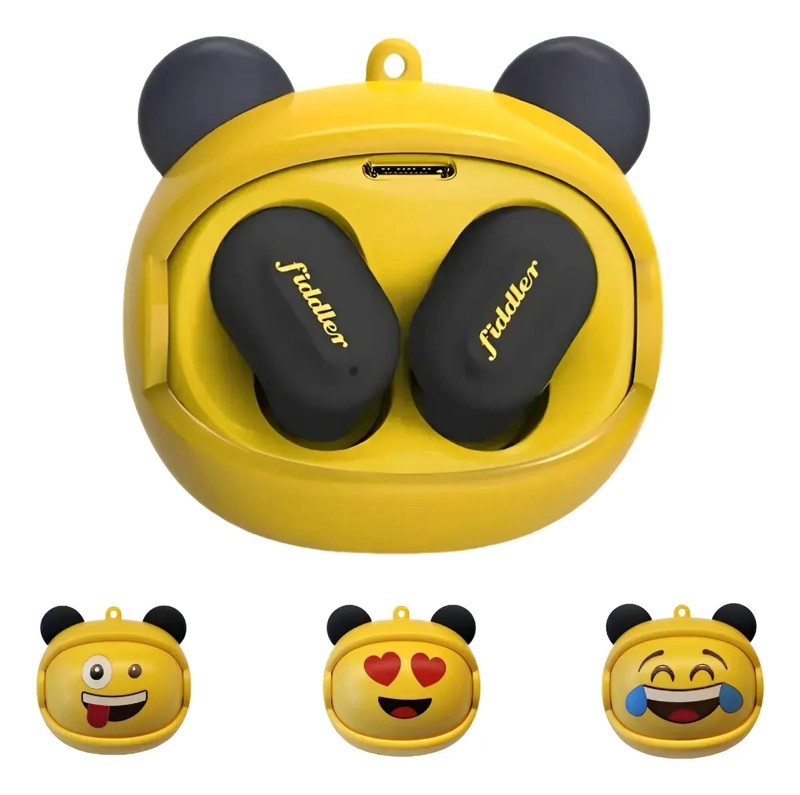 AUDIFONOS BLUETOOTH CON DISEÑO EMOJI ROLLING FACE - 1