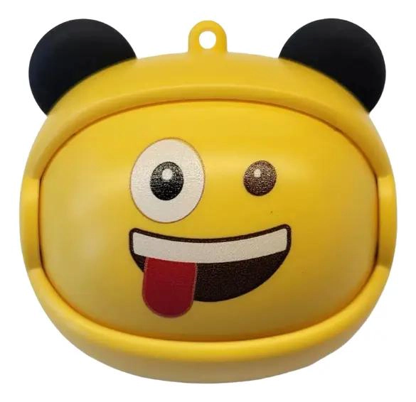 AUDIFONOS BLUETOOTH CON DISEÑO EMOJI ROLLING FACE - 4