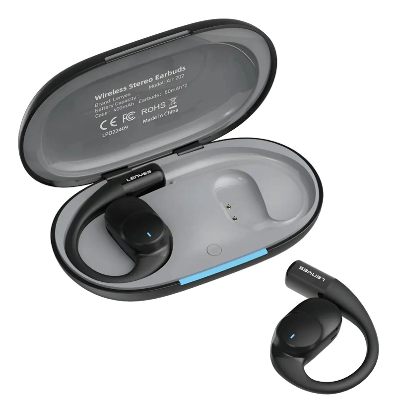 AUDIFONOS BLUETOOTH 5.4 CON RESISTENCIA IPX4 - 1