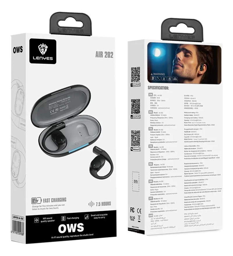 AUDIFONOS BLUETOOTH 5.4 CON RESISTENCIA IPX4 - 2