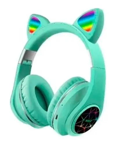 AUDIFONOS BLUETOOTH INALAMBRICOS CON OREJAS DE GATO - 4