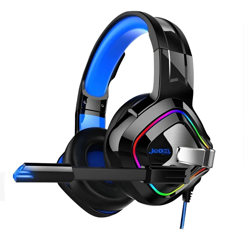 AUDIFONO GAMER CON ILUMINACION RGB Y MICROFONO - 1