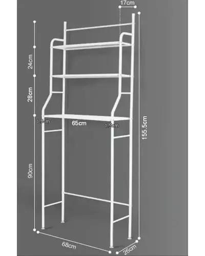 REPISA ESTANTE ORGANIZADOR PORTATIL PARA BAÑO - 4