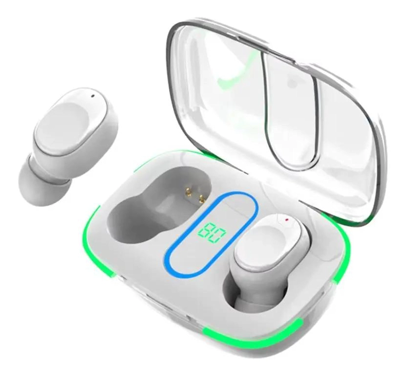 AUDIFONOS IN-EAR INALAMBRICOS BLUETOOTH 5.3 BLANCOS - 1