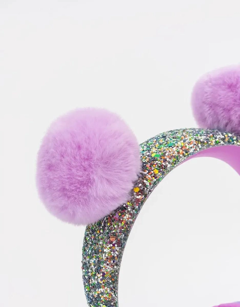 AUDIFONOS BLUETOOTH INFANTILES CON DISEÑO DE POMPONES Y E - 2