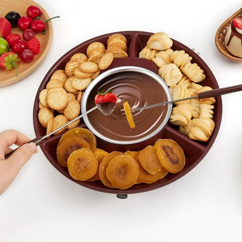 FUNDIDOR DE FONDUE DE CHOCOLATE CON BANDEJA EXTRAIBLE - 3