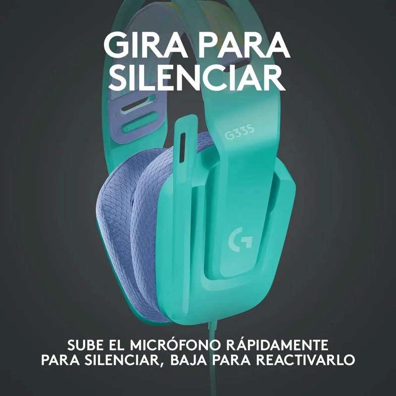 AUDIFONO GAMER LIGERO CON MICROFONO PARA PC Y CONSOLAS - 5