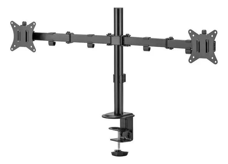 SOPORTE ARTICULADO DE ACERO PARA DOS MONITORES 14 A 32 - 2