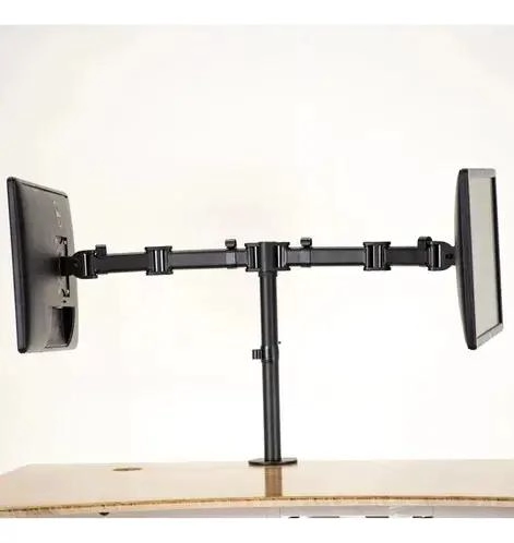 SOPORTE ARTICULADO DE ACERO PARA DOS MONITORES 14 A 32 - 3
