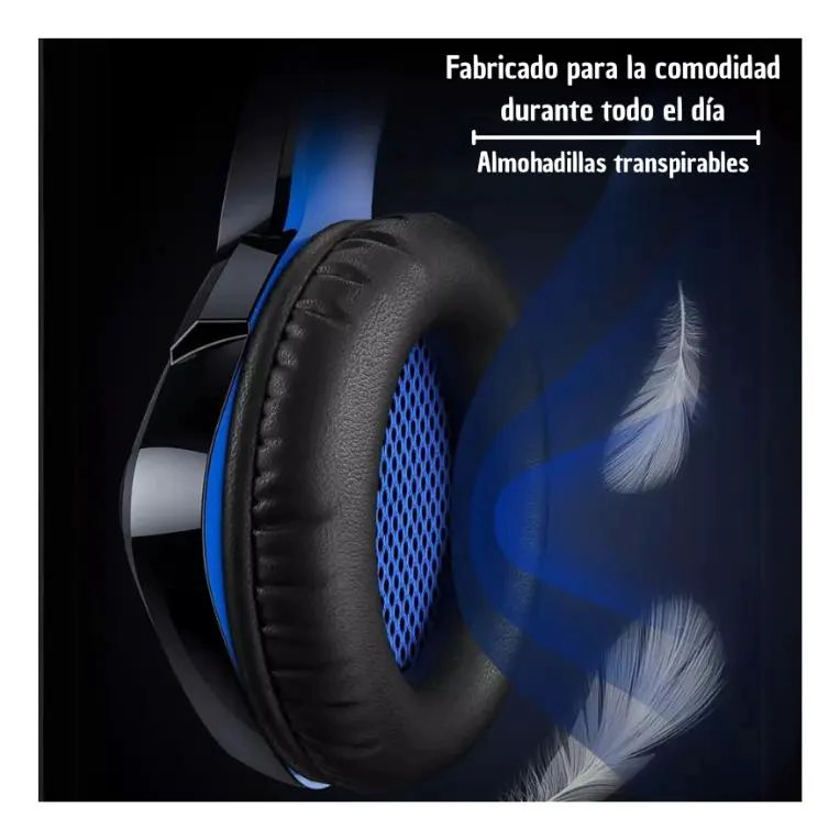 AUDIFONOS GAMER PROFESIONAL CON ILUMINACION RGB - 5