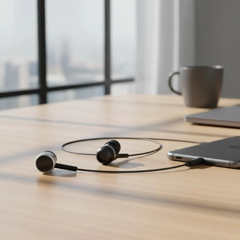 AUDIFONOS USB-C CON MICROFONO Y SONIDO ESTE REO HD - 2