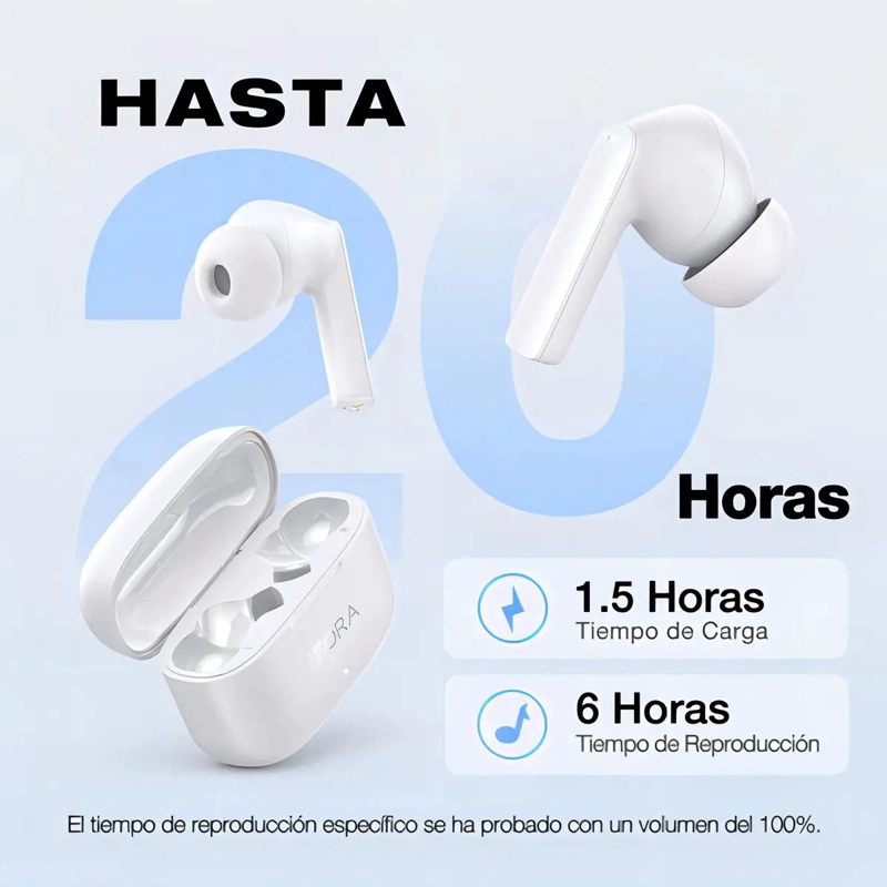 AUDIFONOS IN-EAR BLUETOOTH 5.3 INALAMBRICOS - 4