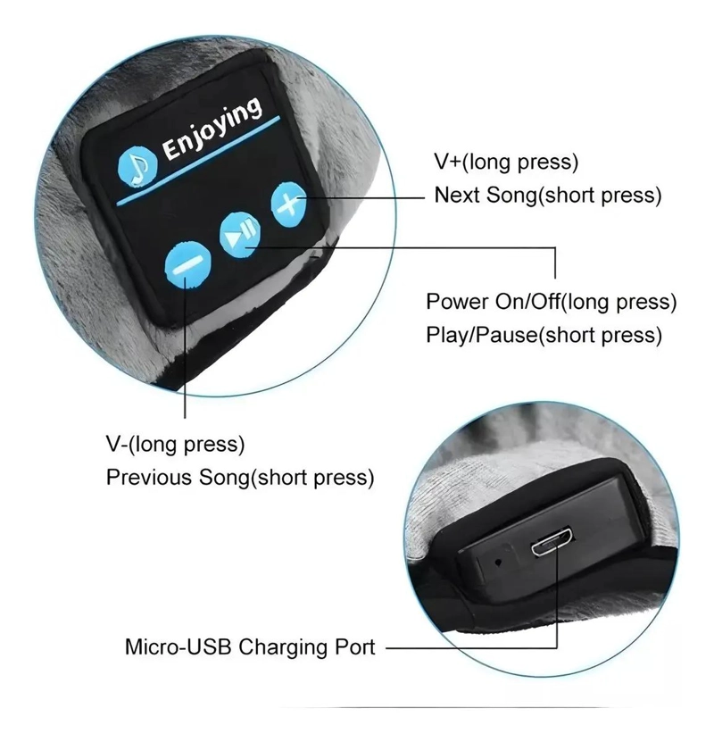 AUDIFONOS BLUETOOTH PARA EJERCICIO Y DESCANSO - 4