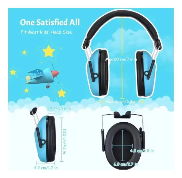 AUDIFONOS ANTIRUIDO PARA NIÑOS Y JOVENES - 2