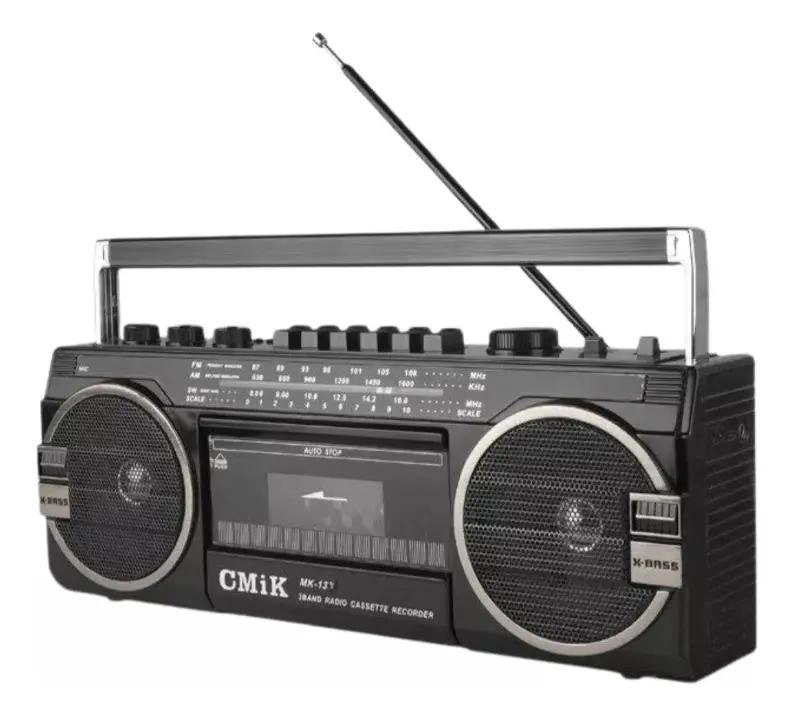 RADIO CASSETTE RETRO PORTATIL CON USB Y BLUETOOTH - 1
