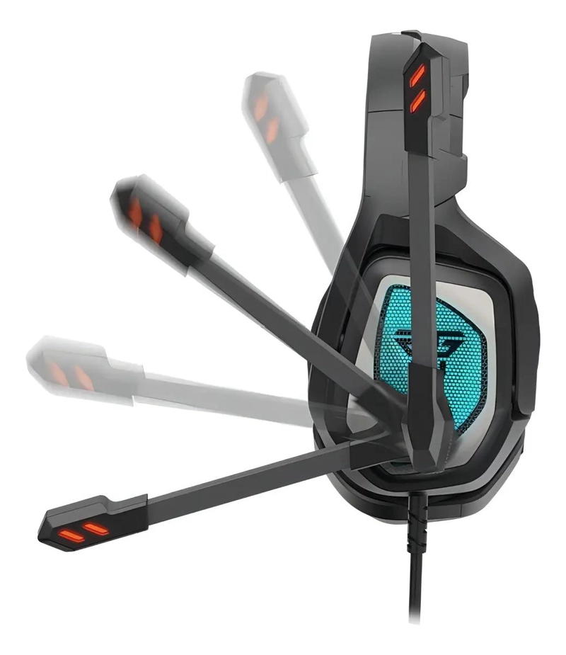 AUDIFONO GAMER CON MICROFONO Y RGB PARA PC Y CONSOLAS - 2