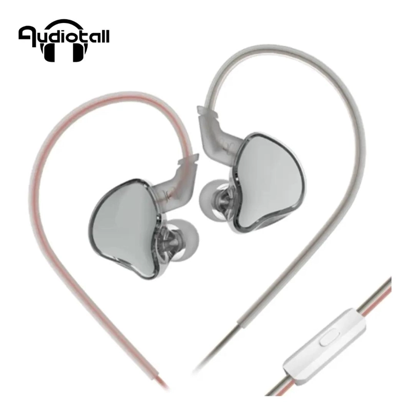 AUDIFONOS IN EAR CON MICROFONO PLATA - 2