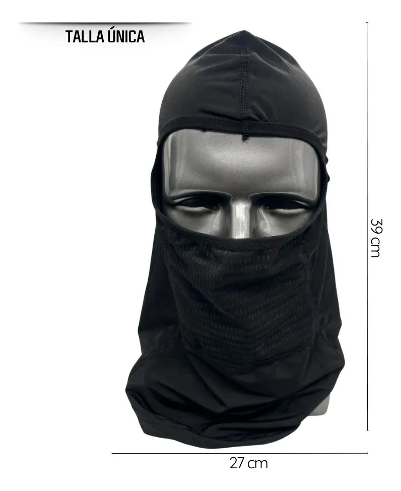 SET ANTIVIENTO BALACLAVA CON ORIFICIO PARA AURICULAR Y GU - 4