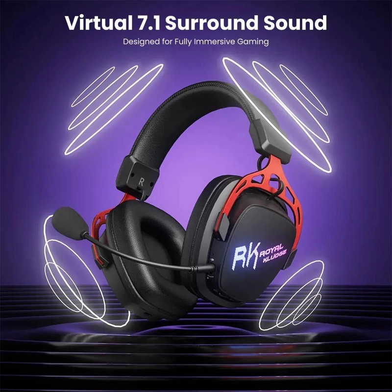 AURICULARES GAMER INALAMBRICOS 7.1 CON MICROFONO - 4