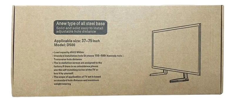 SOPORTE BASE UNIVERSAL PARA TV DE 37 A 75 PULGADAS - 5
