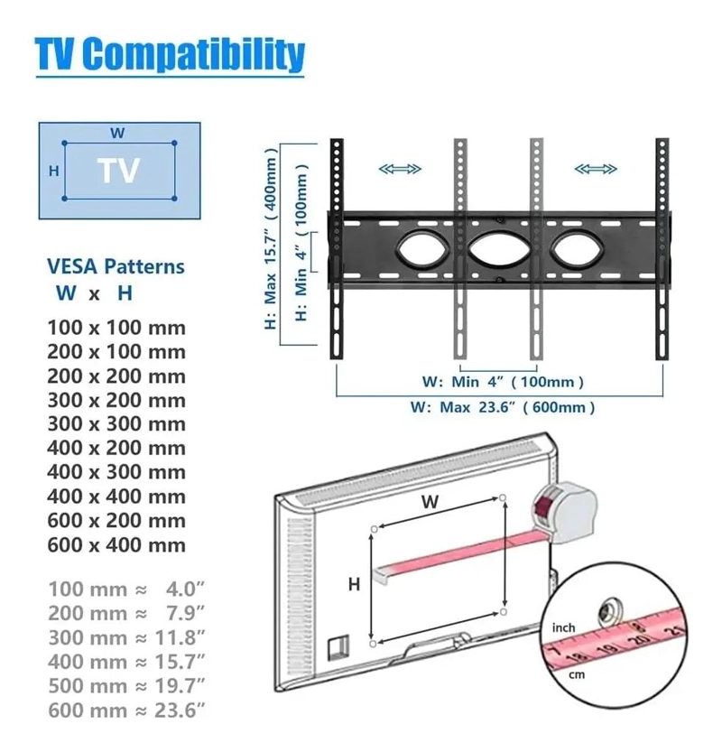 SOPORTE BASE CON RUEDAS PARA TV 32 A 75 PULGADAS - 3