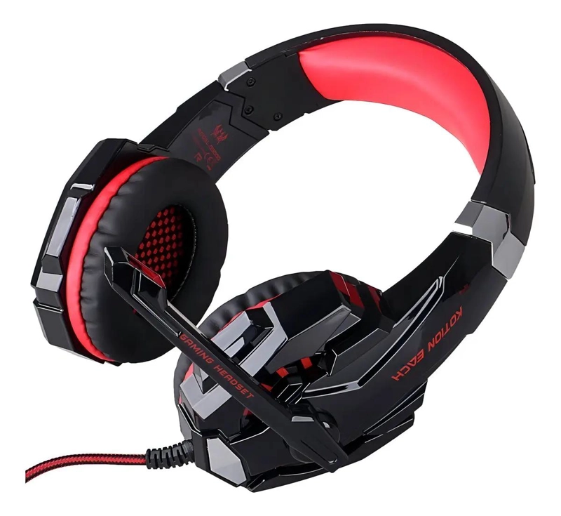 AUDIFONOS GAMER CON LUZ LED Y MICROFONO INTEGRADO - 5