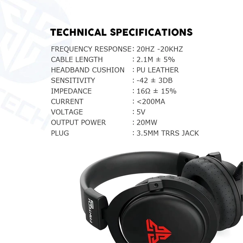 AUDIFONOS GAMER MULTIPLATAFORMA CON MICROFONO INTEGRADO - 5