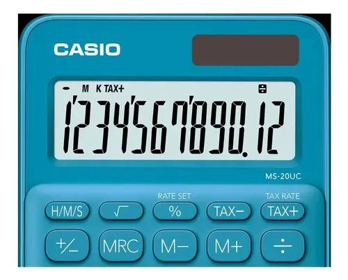 CALCULADORA BASICA COLORES SURTIDOS PANTALLA LCD - 2