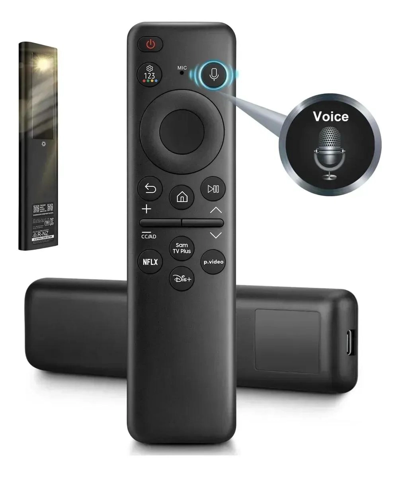 CONTROL REMOTO SOLAR PARA SMART TV SAMSUNG NEGRO - 2