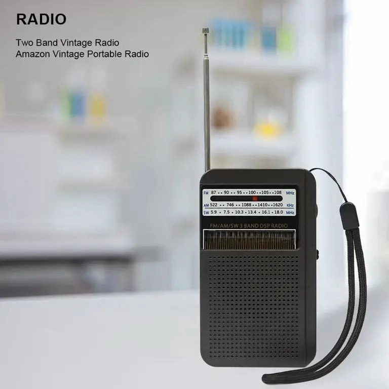 RADIO PORTATIL DE BOLSILLO AM/FM CON ANTENA - 5