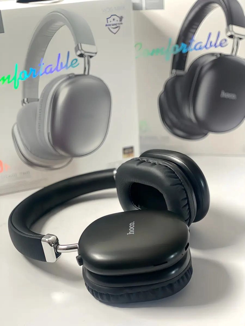 AUDIFONOS INALAMBRICOS BLUETOOTH W35 PLATEADOS - 3