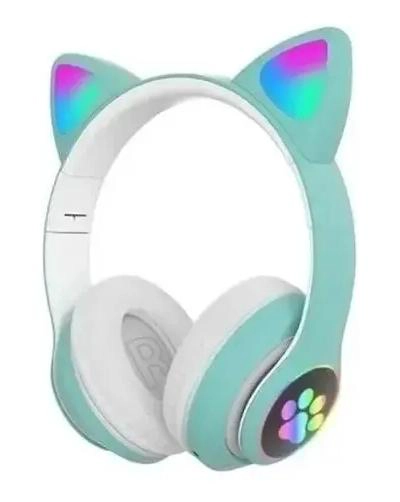 AURICULARES BLUETOOTH INALAMBRICOS CON LUZ LED EN OREJAS - 1