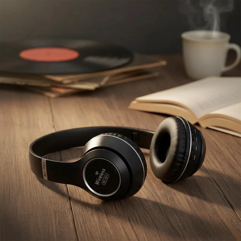 AUDIFONOS BLUETOOTH CON MICROFONO Y SONIDO HD - 2
