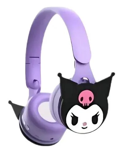 AUDIFONOS INALAMBRICOS PARA NIÑAS DISEÑO KUROMI - 1