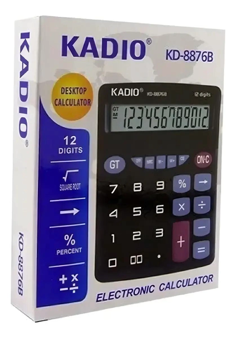 CALCULADORA BASICA SOLAR 12 DIGITOS COLOR NEGRO - 2