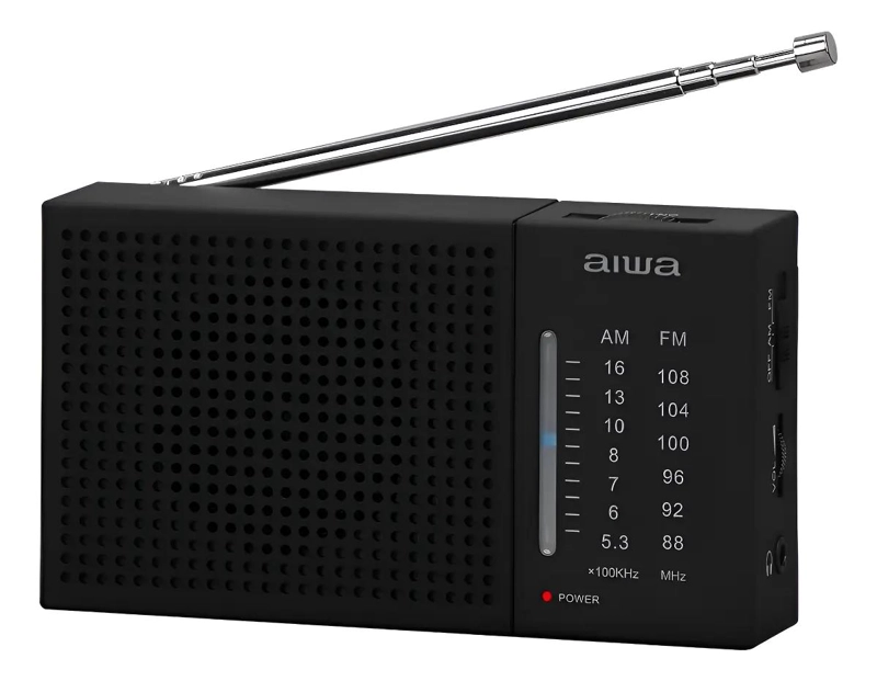 RADIO PORTATIL AM-FM ANALOGA COLOR NEGRO - 1