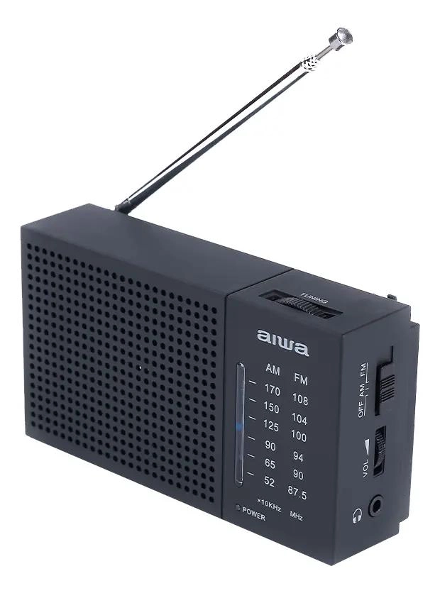 RADIO PORTATIL AM-FM ANALOGA COLOR NEGRO - 3