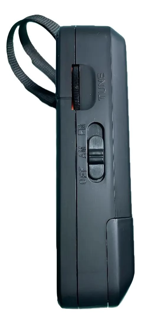 MINI RADIO FM AM PORTATIL RECARGABLE NEGRO - 4
